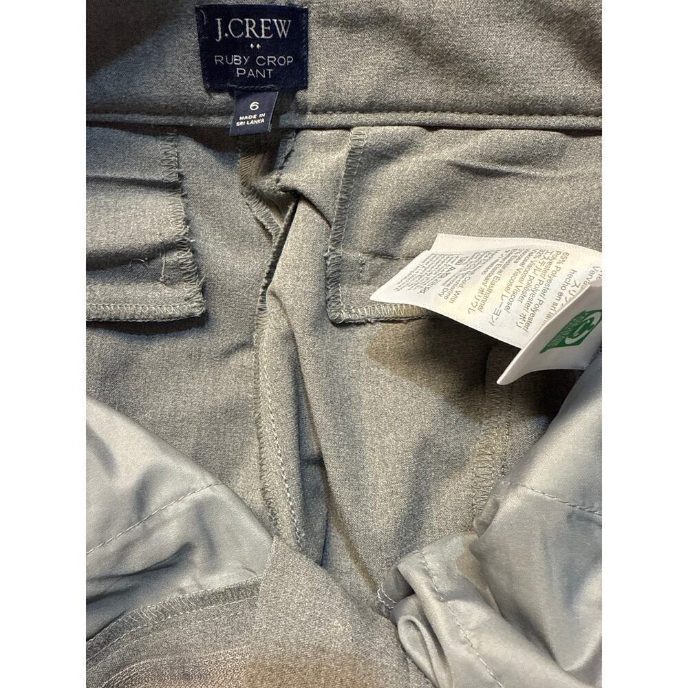 J.CREW RUBY CROP PANT SIZE 6 gray - Picture 5 of 6